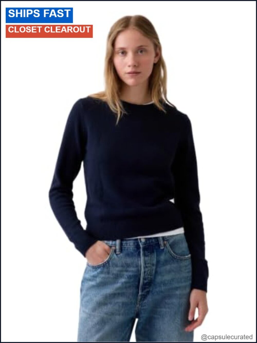 Cashsoft Crewneck Pullover Sweater